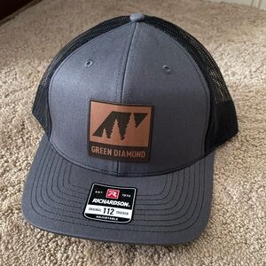 Richardson Style 112 Green Diamond Gray and Black Trucker Hat